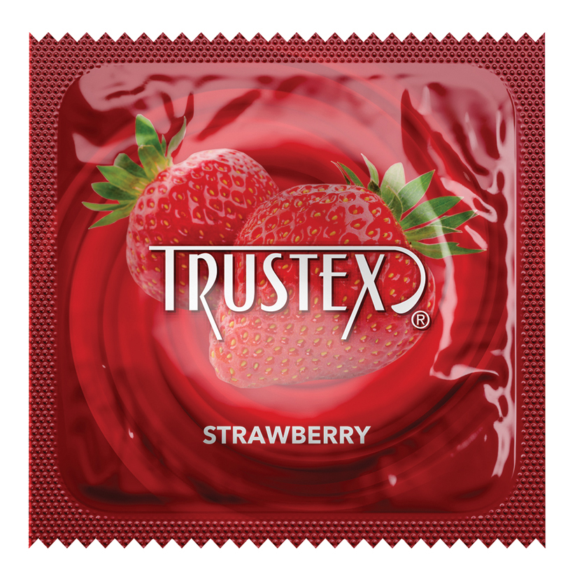 Condon Trustex Sabor Fresa Exxxotica Sex Shop 5655